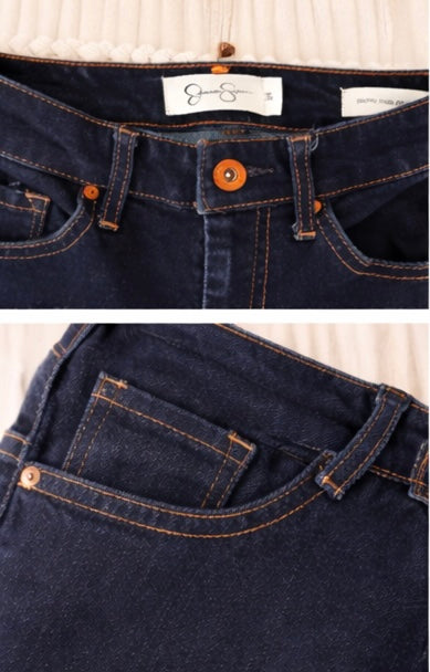 Jessica Simpson Curvy High-Rise Skinny Jeans – Size 3