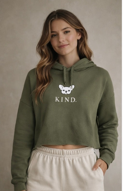 KIND. Crop Hoodie