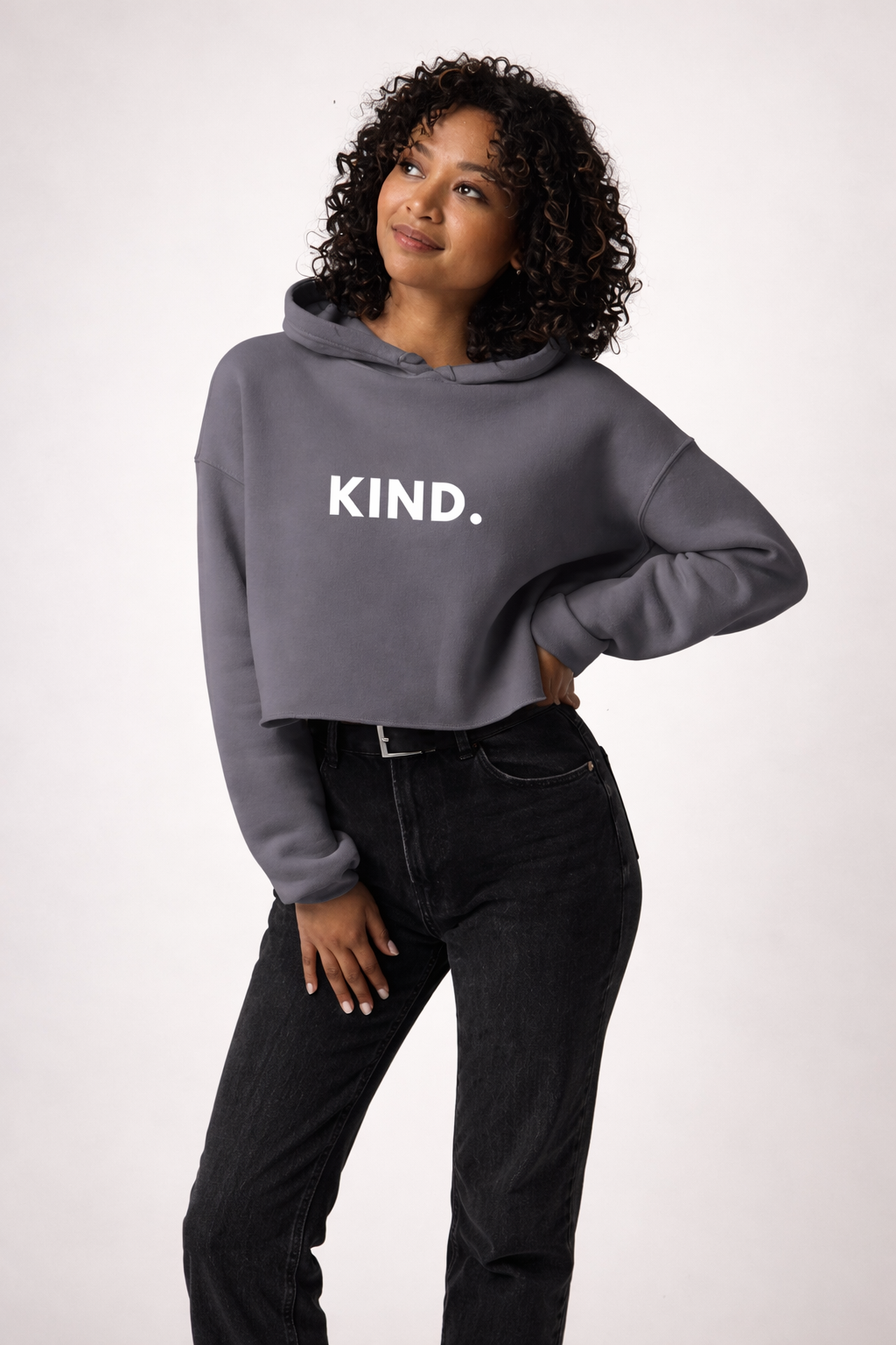 KIND. Women’s Crop Hoodie